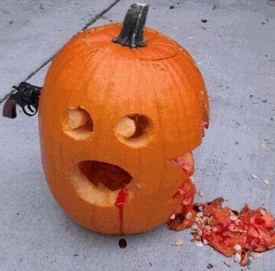 Mistaken For Halloween Decoration