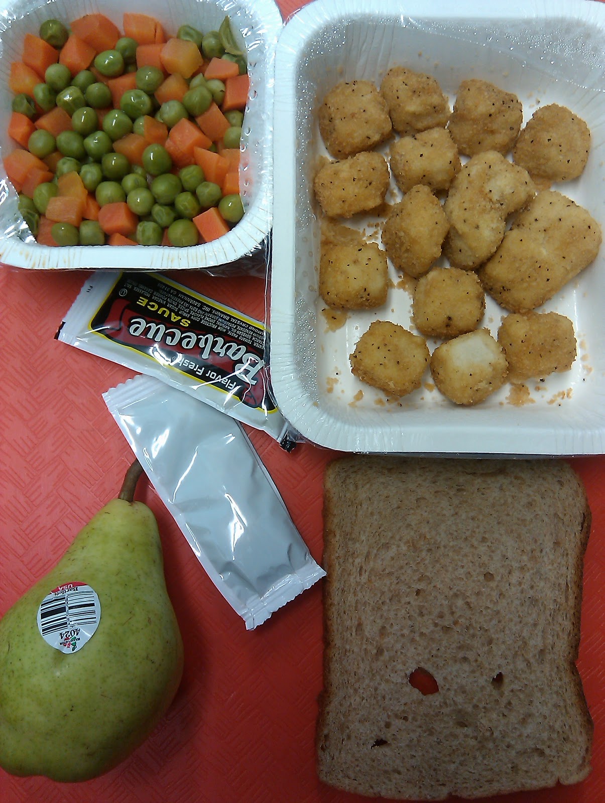 Day 138 popcorn chicken and lunch lady conversations Fed Up With Lunch