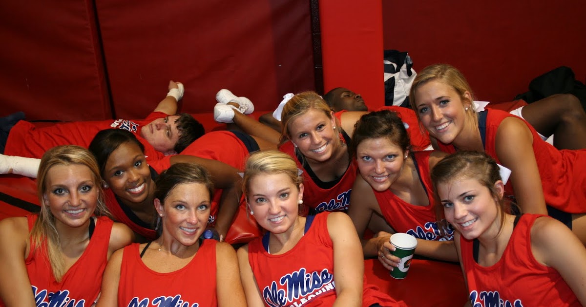 Ole Miss Cheerleading "Red and Blue Let's Go" Cheer Camp 2009