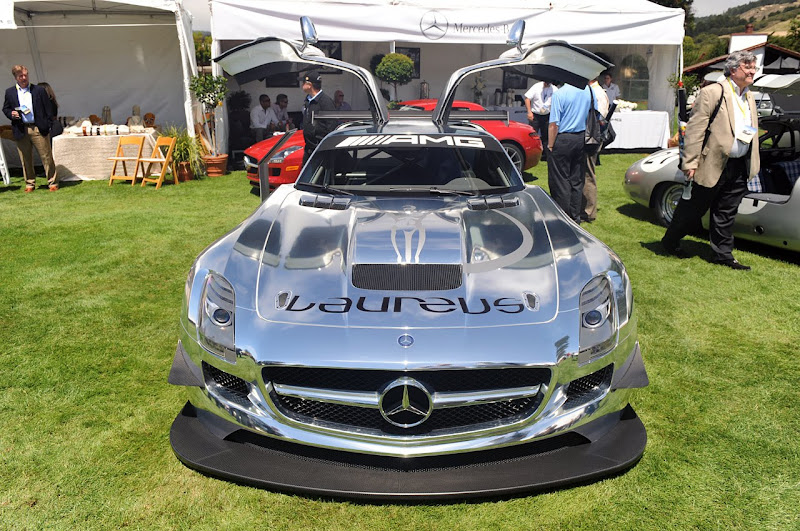 Mercedes-Benz SLS AMG GT3 shine on Monterey