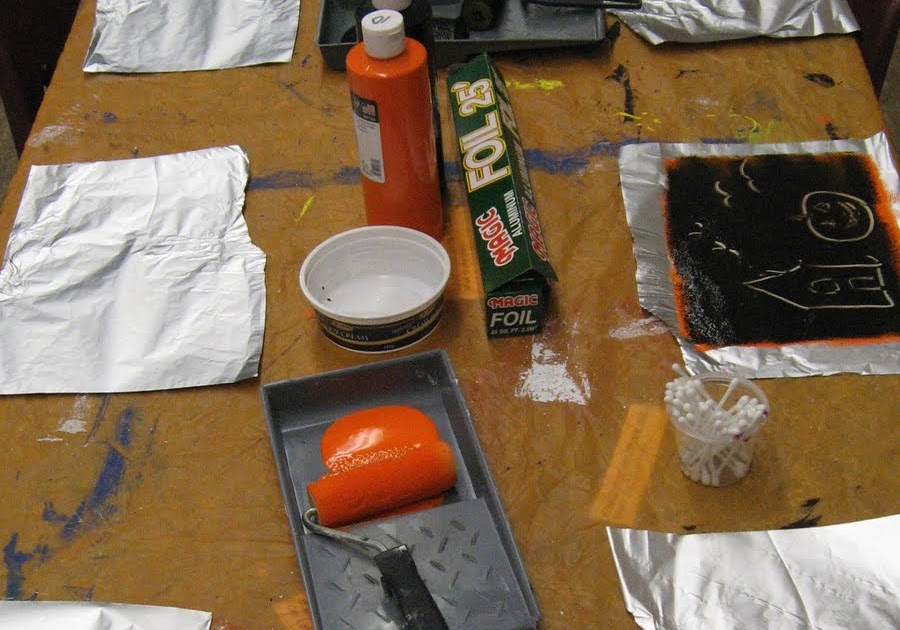 StrongStart Tin Foil Painting