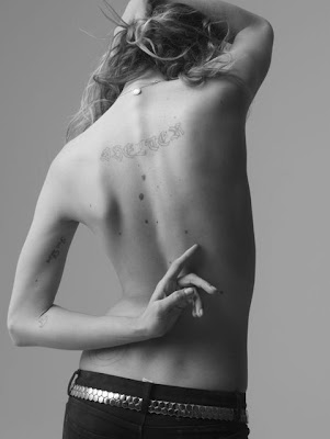 Erin Wasson. Even her tattoos are the coolest.