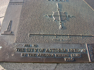 Bronze Relief Map at the Astoria Column