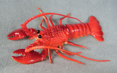 Realistic Plastic Red Lobster