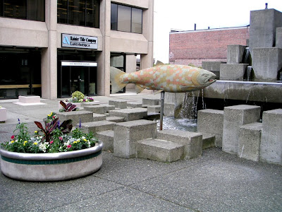 Salmon Sculpture, Tacoma