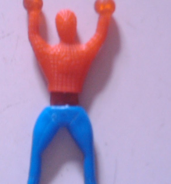 sticky spiderman toy