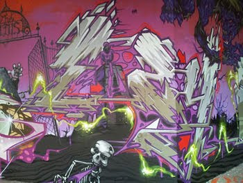 DESIGN STYLE GERMAN GRAFFITI EAZY ON THE WALL