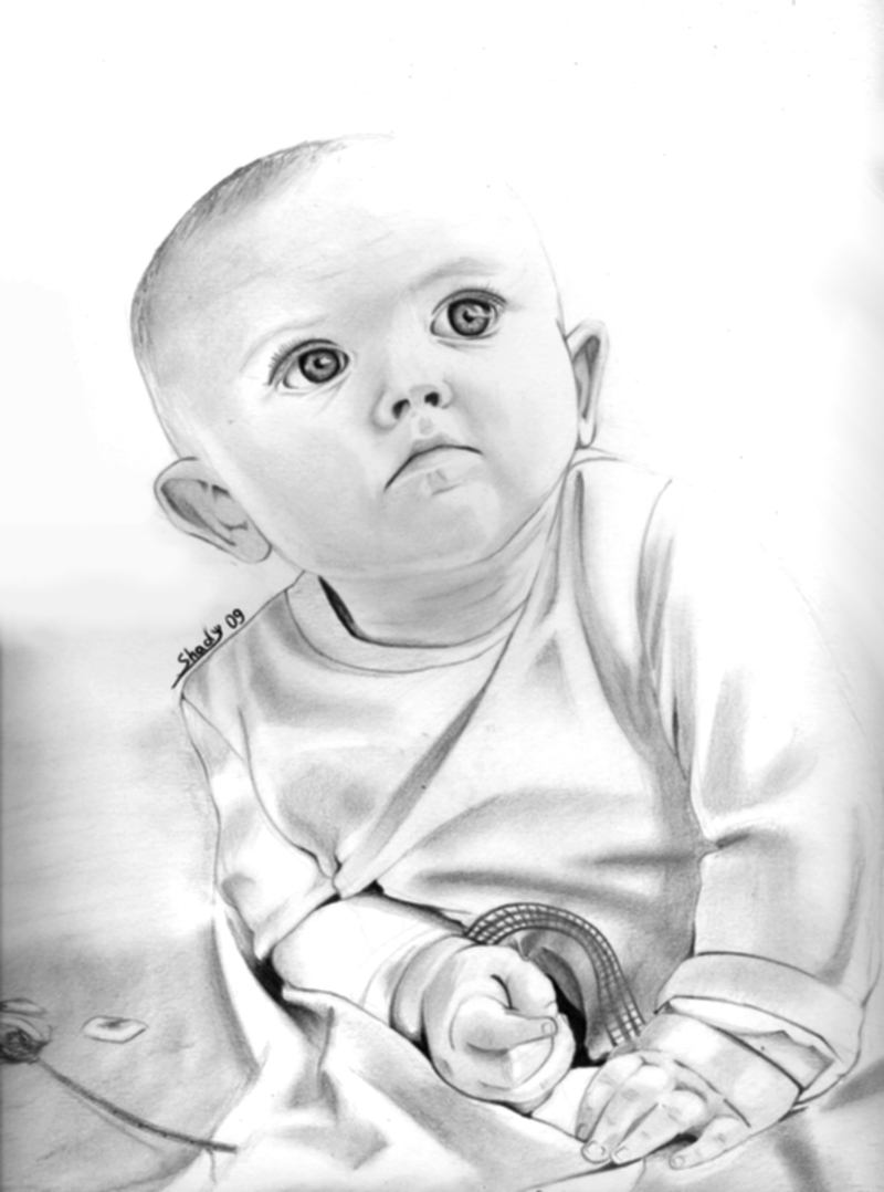 sketches of baby