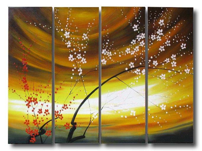 Canvas+paintings+flowers