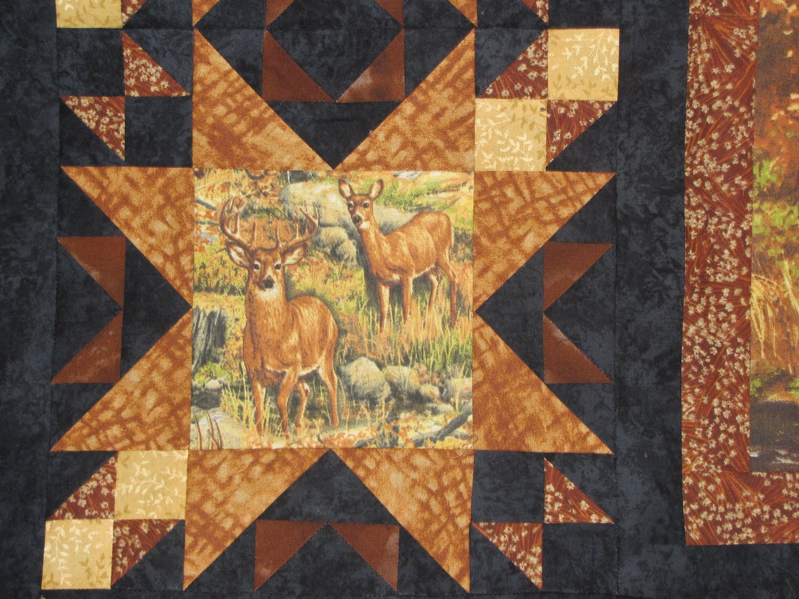 Crafts Around The Bay Deer Quilt