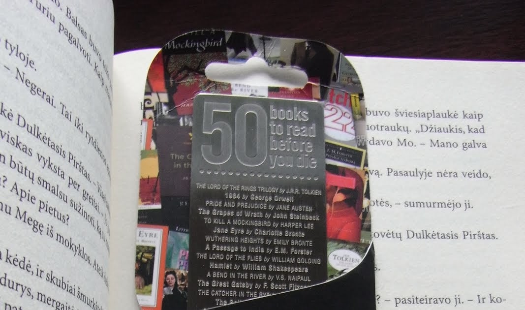 Bookmark Kingdom // Collecting bookmarks: 50 Books to Read Before You Die