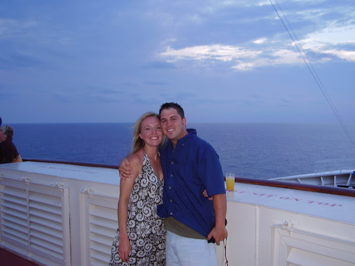Me and Jeff on a Royal Caribbean Cruise to the Bahamas June 2007