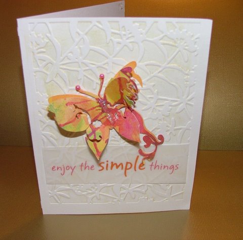 Butterfly card