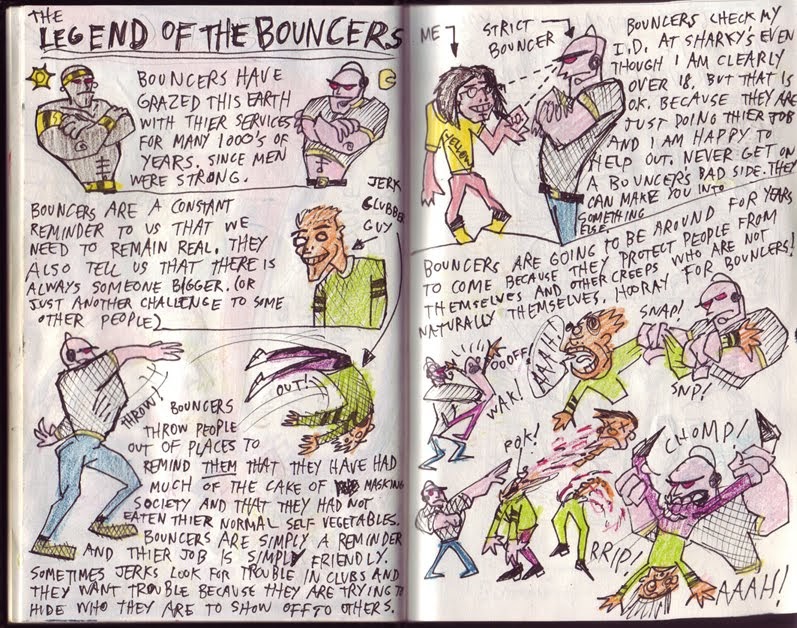 Sketchkrieg! Old Journal/Sketchbook Entries