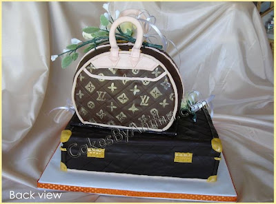 The blueprint of Louis Vuitton Hand bag cake by Myana on DeviantArt