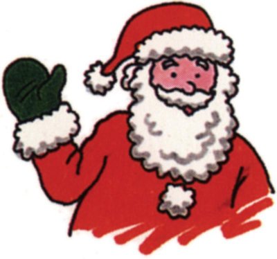 with Santa,