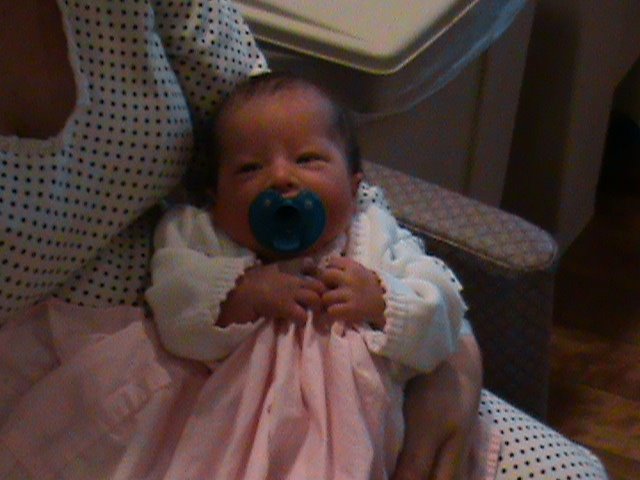 See how pretty my dress is?