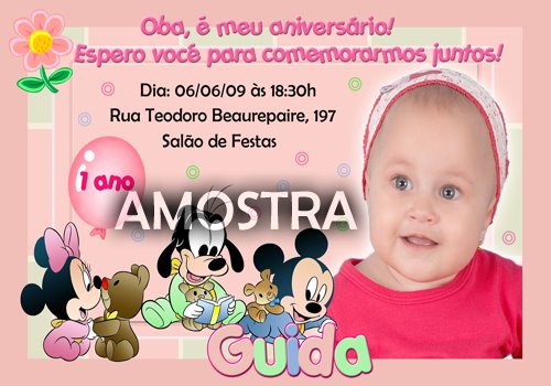 CONVITES PERSONALIZADOS