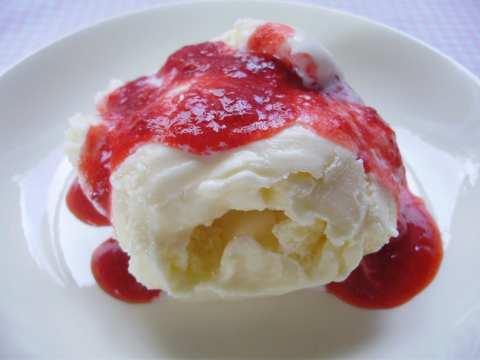 A Girl In Her Kitchen Strawberry Sauce for Ice Cream