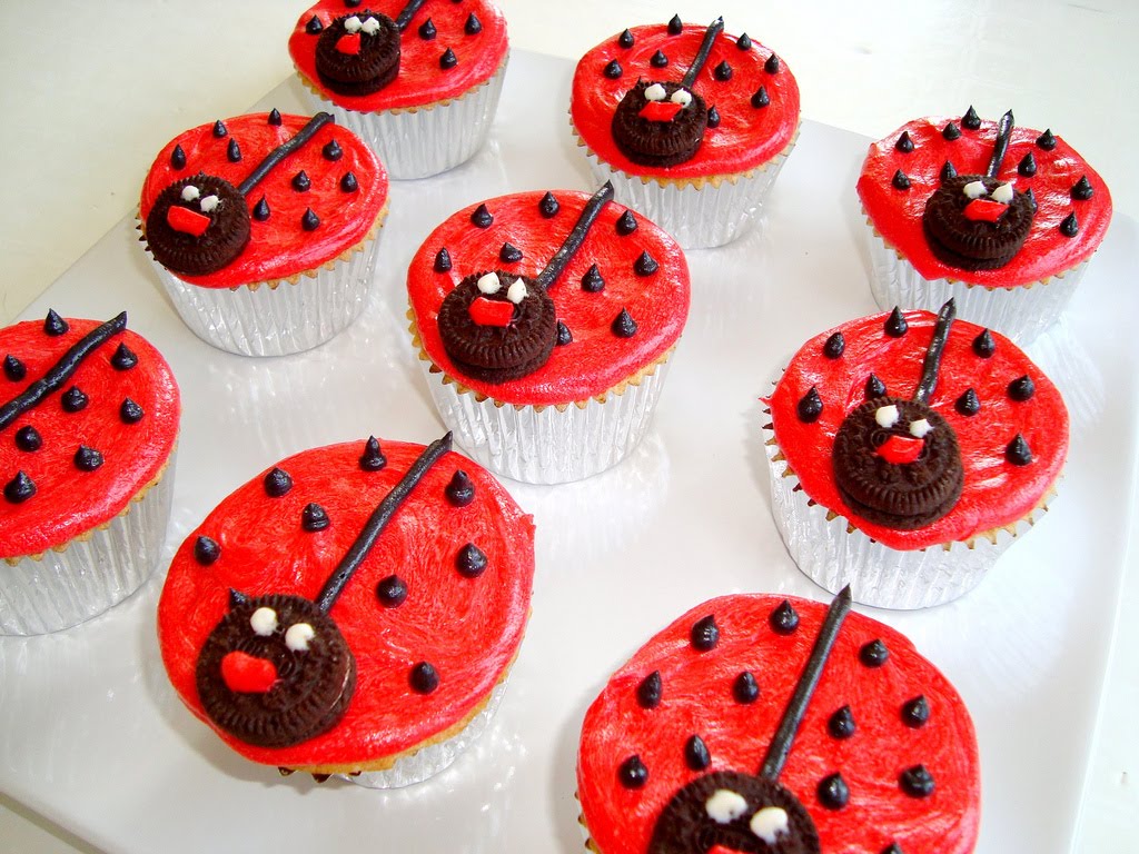 Ladybug Cupcakes