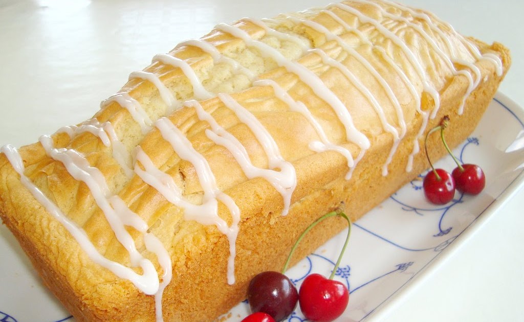 Paris Pastry Cherry Almond Loaf Cake