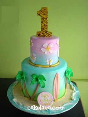 Hawaiian Beach Cake