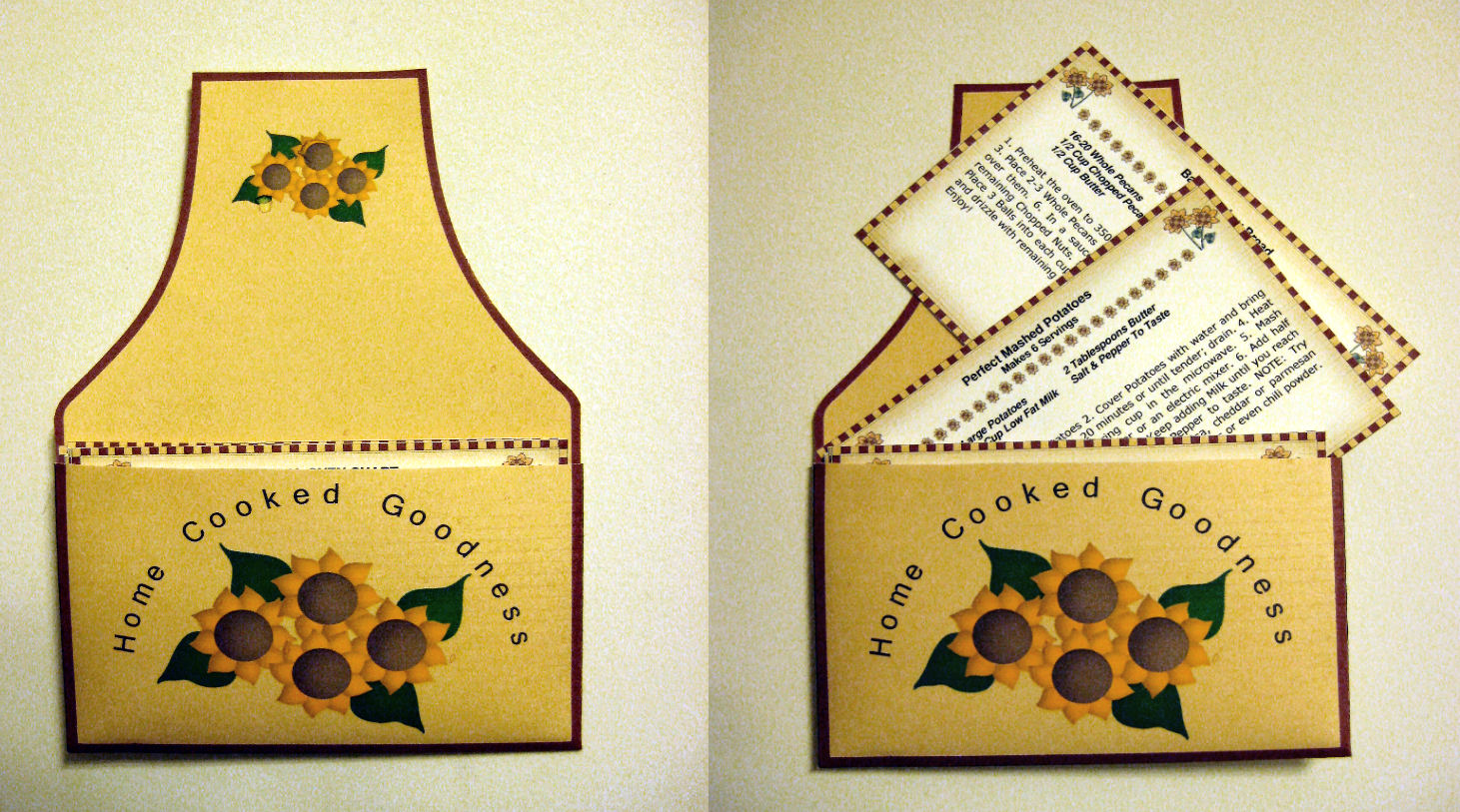 Wrapped For Life Recipe Card Apron