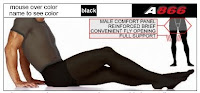 ActivSkin Style A866 men's opaque tights