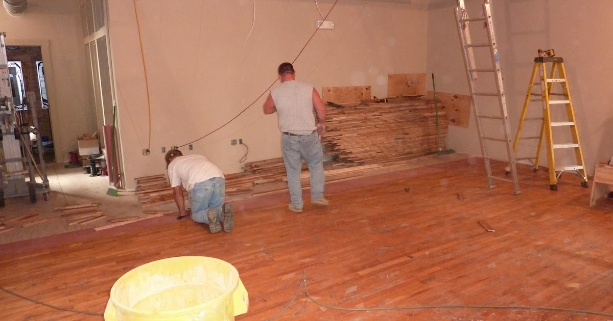 Frederick Visitor Center Reclaimed wood flooring