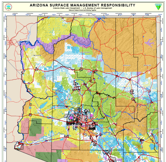 Arizona Geology Sell 100,000 acres of State Trust Lands to balance the