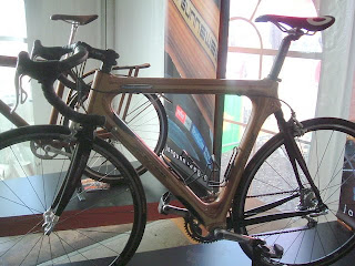 wooden bicycle