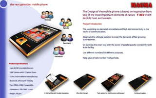 4 SIMs Magma Phone Concept