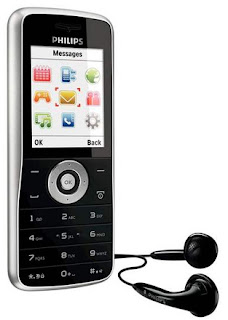 Philips E100, a low-end music phone