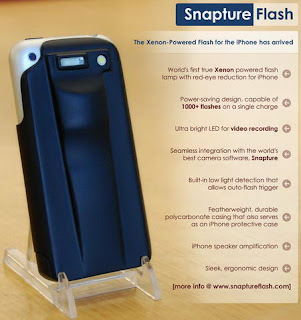 SnaptureFlash wants to add Xenon flash to the iPhone