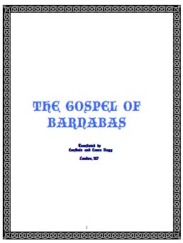 the gospel of barnabas pdf download the gospel of barnabas pdf download