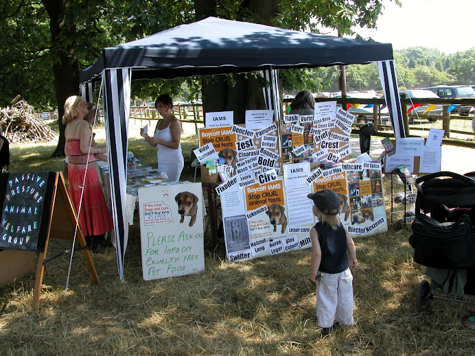 Info stall at Foal Farm Fun Day