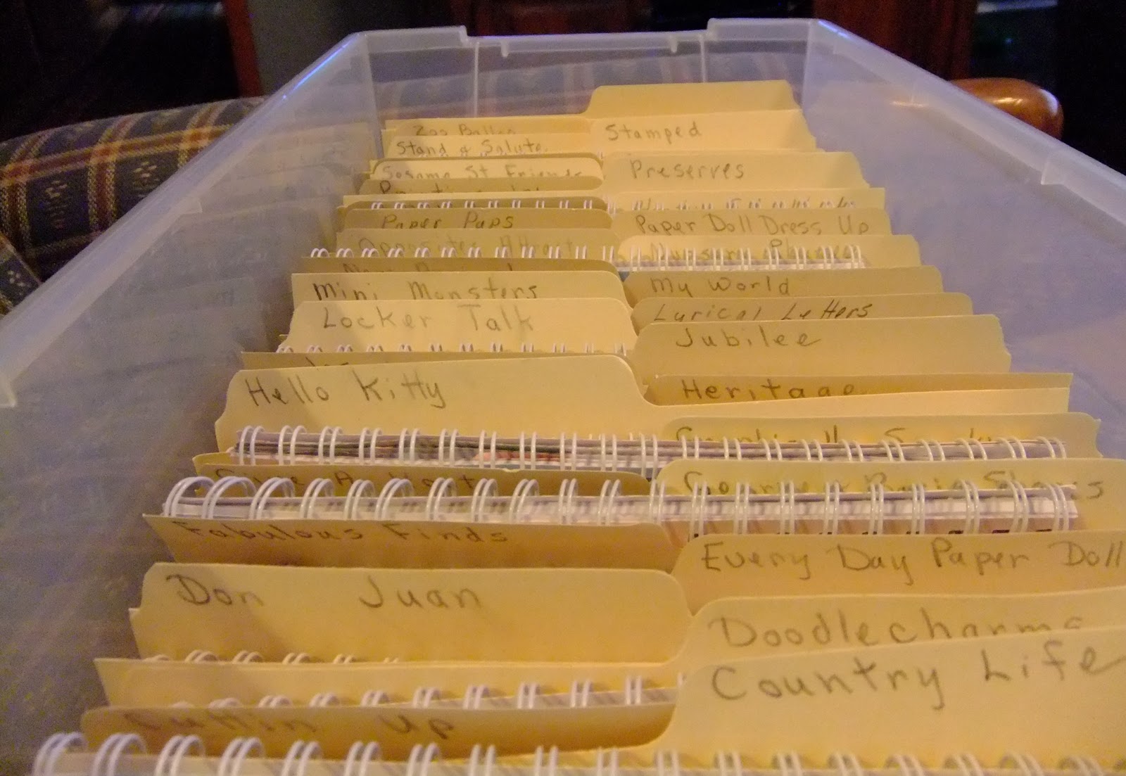Yooper Scraps Cricut manuals and font organization