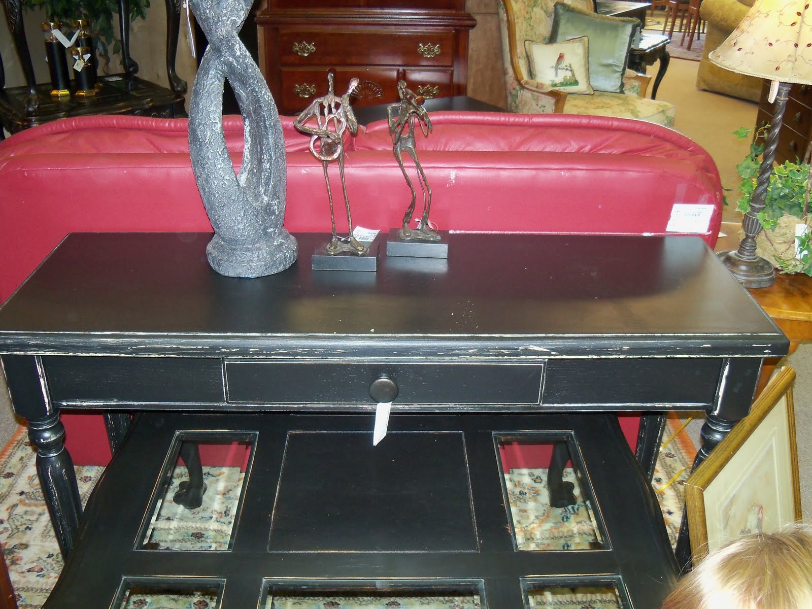 Jennifer's Furniture Painting Behind the Couch Tables/Sideboards/Consoles