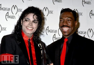 Michael e as estrelas do cinema Michael+Jackson+e+Eddie+Murphy
