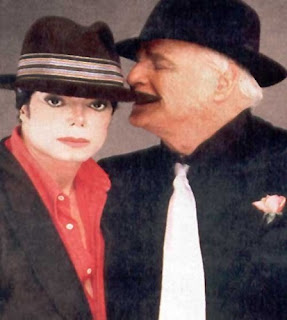 Michael e as estrelas do cinema Michael+Jackson+e+Marlon+Brando
