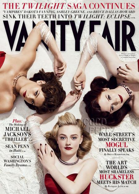The Ladies Vampire femmes of Twilight have graced the cover of Vanity Fair