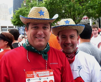 hat for the entire run.