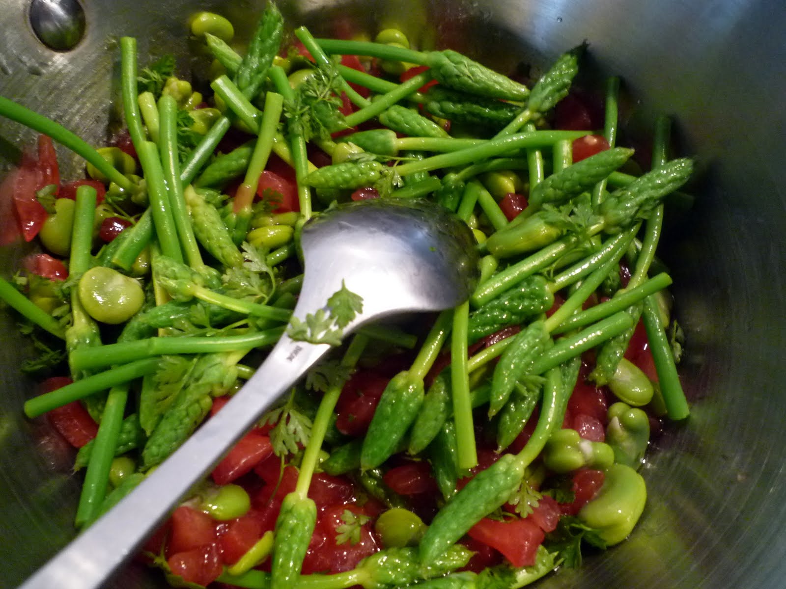 Bolli's Kitchen Bar à la sauce vièrge aux asperges sauvages