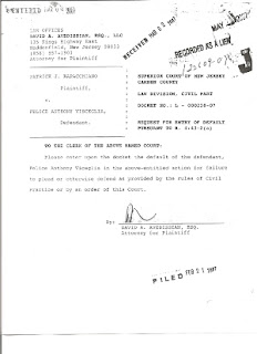 judgment default anthony request patrick vs court entering signed division nj law judge lawsuit felice entry against 2007