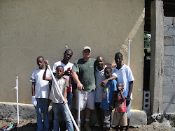 My friends and me at the hands and feet washing station