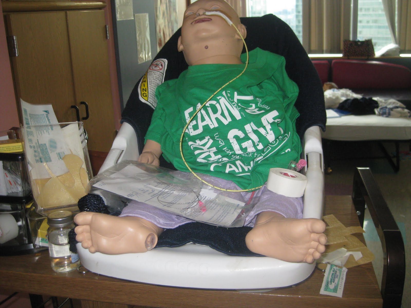 Ad Silvam Ibimus Feeding Tubes And How To Entertain a Well Child in a