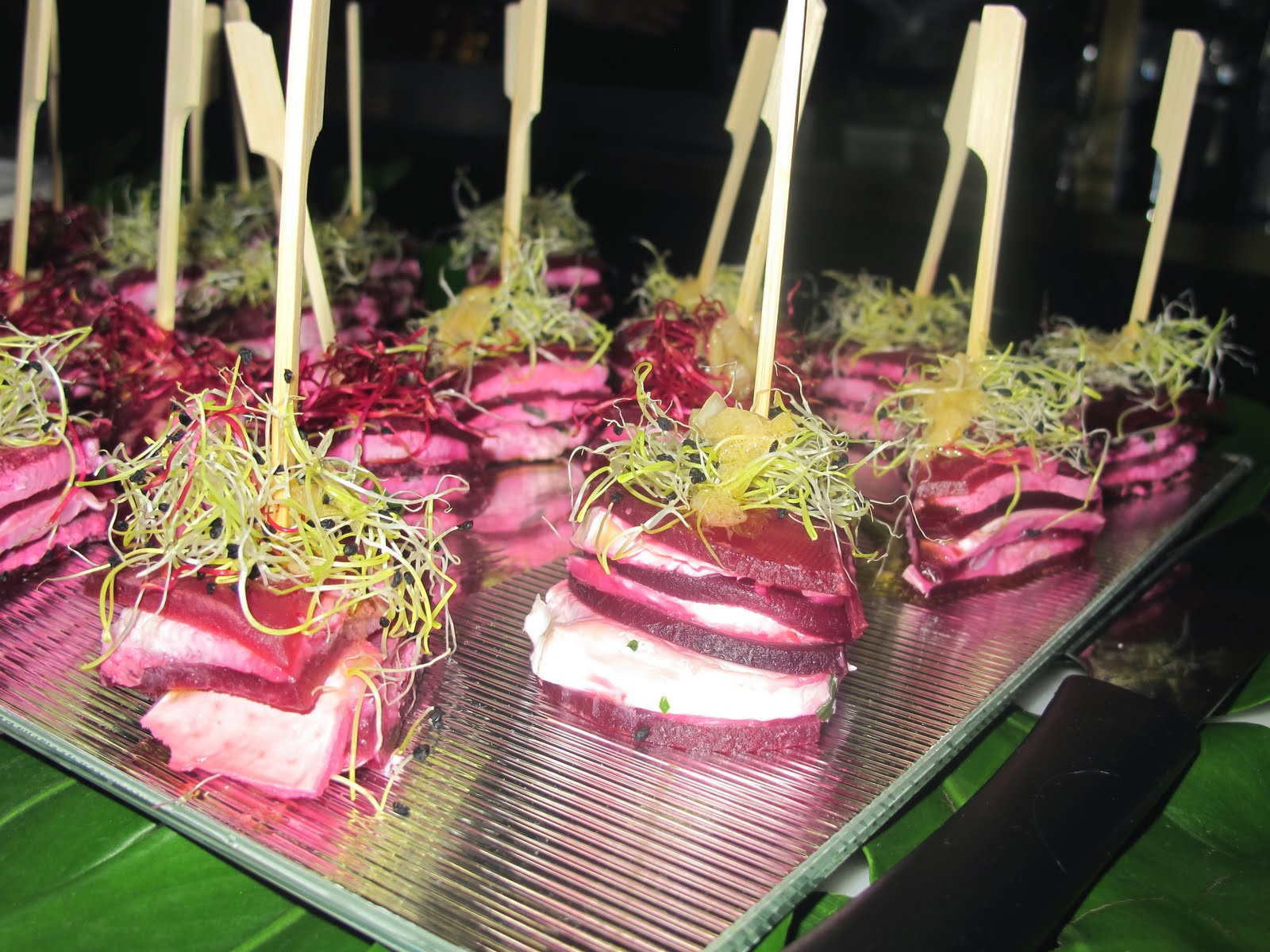 The tasty side to life Appetizers Beet and Goat Cheese Napoleons