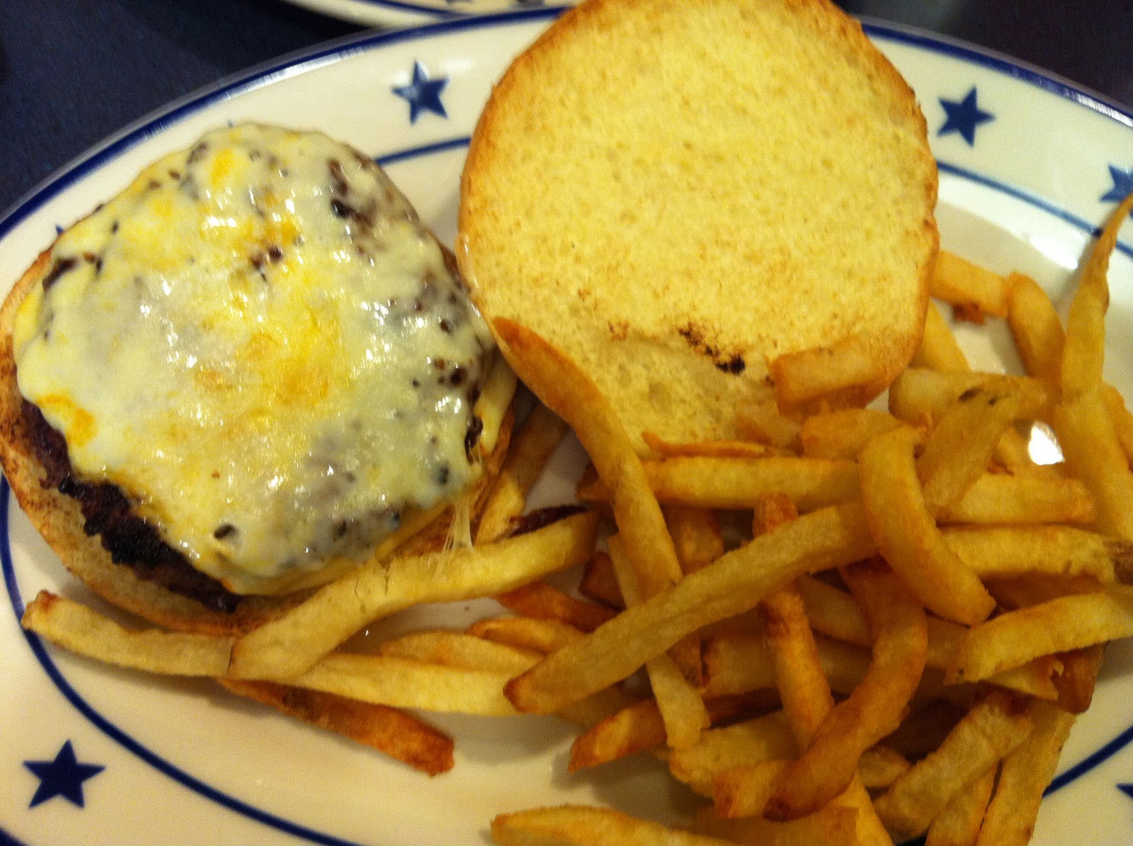 classic beef burger with muenster cheese (Burger