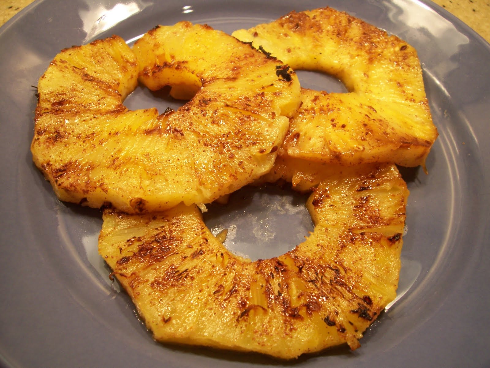 Recipe Keeper Grilled Pineapple Slices