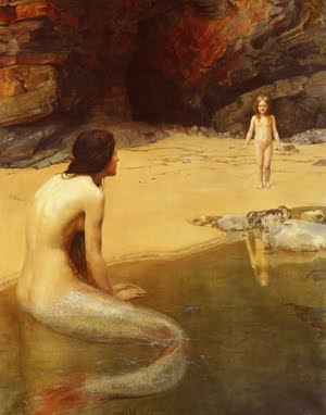 mermaid painting famous